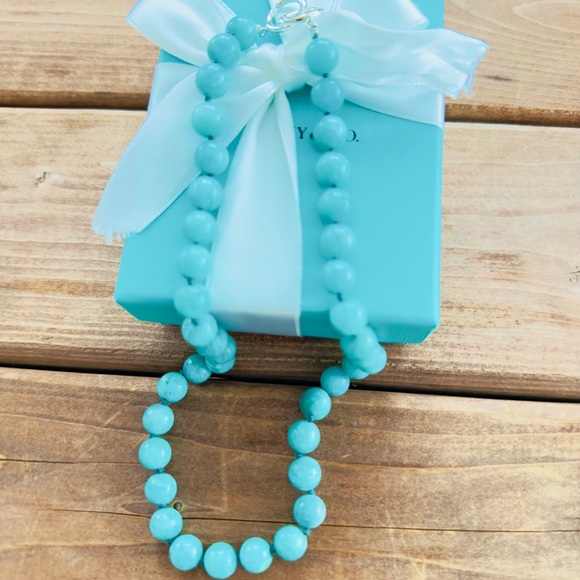 ❤️TIFFANY & CO Amazonite Bead Strand Necklace❤️ - Picture 3 of 8